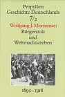 Bürgerstolz und Weltmachtstreben