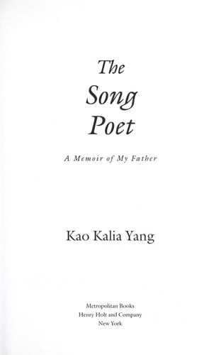 The song poet