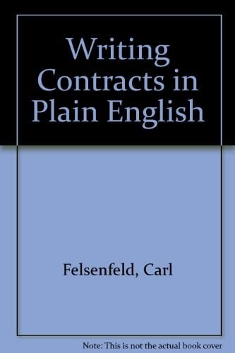 Writing Contracts in Plain English
