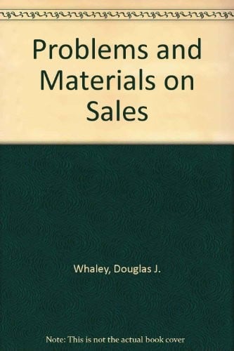 Problems and materials on sales