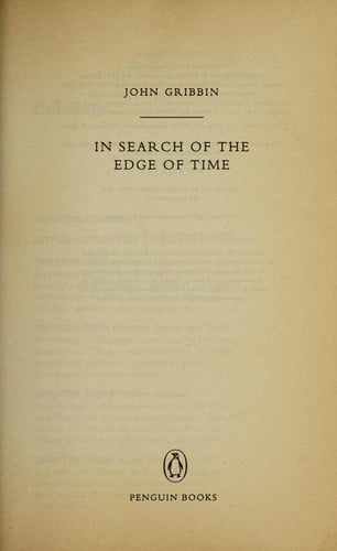 In search of the edge of time