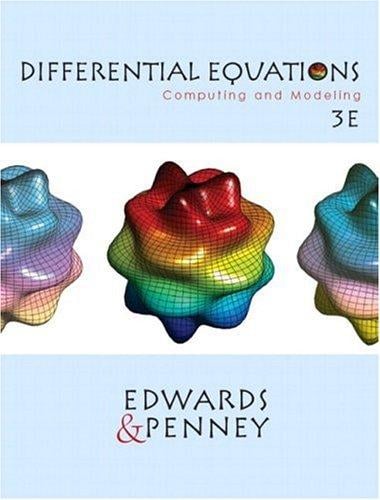 Differential equations and boundary value problems