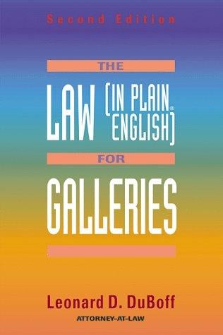 The law (in plain English) for galleries