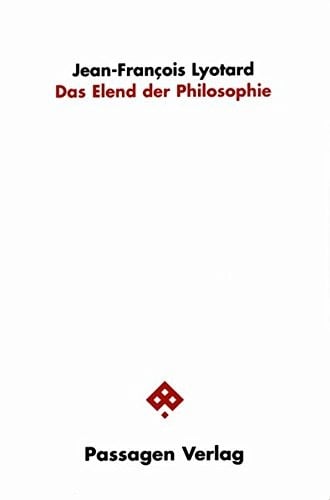Das Elend der Philosophie.