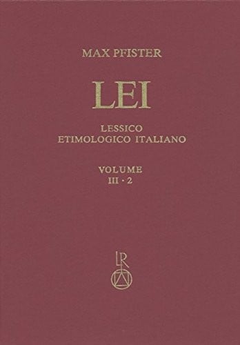 Lessico Etimologico Italiano. Band 3 (III.2): Asperge-Azymus / Indici (Italian Edition)