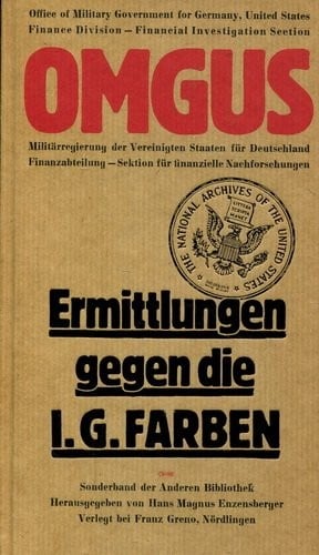 Ermittlungen gegen die I.G. Farbenindustrie AG, September  1945