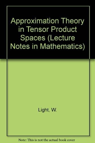 Approximation theory in tensor product spaces
