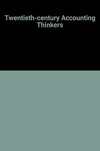 Twentieth-Century Accounting Thinkers
