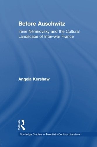 Before Auschwitz (Routledge Studies in Twentieth-century Literature)