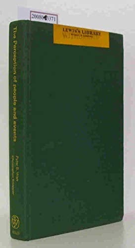 The perception of people and events