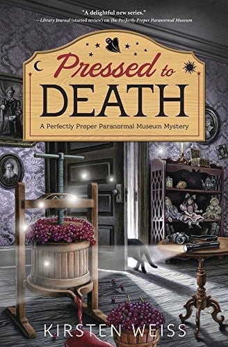 Pressed to Death (A Perfectly Proper Paranormal Museum Mystery Book 2)