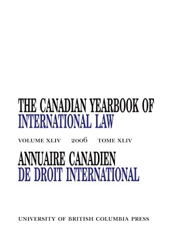 The Canadian Yearbook of International Law: 2006