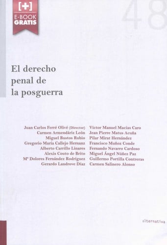 El derecho penal de la posguerra