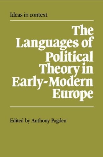 The Languages of political theory in early-modern Europe
