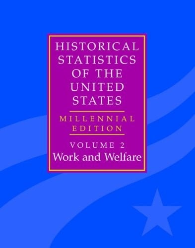 The Historical Statistics of the United States: Volume 2, Work and Welfare: Millennial Edition (Vol 2)
