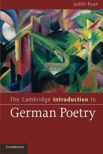The Cambridge Introduction to German Poetry (Cambridge Introductions to Literature)