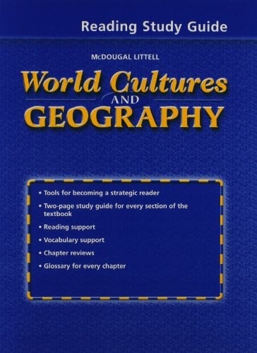 World Cultures and Geography: Reading Study Guide Workbook (English)