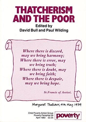 Thatcherism and the poor (Poverty pamphlet)