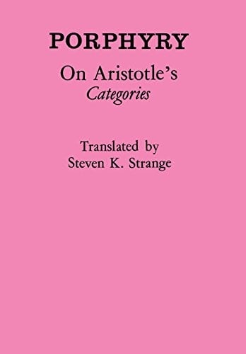 On Aristotle's categories