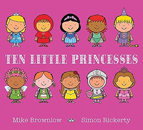 Ten Little Princesses Board Book