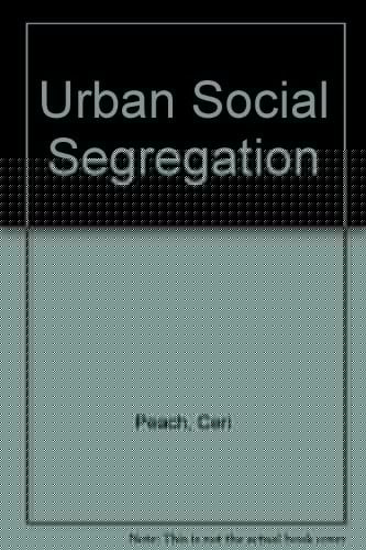 Urban social segregation