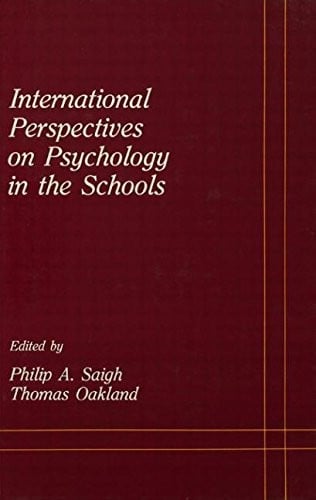 International perspectives on psychology in the schools