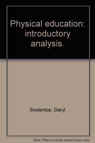 Physical education: introductory analysis