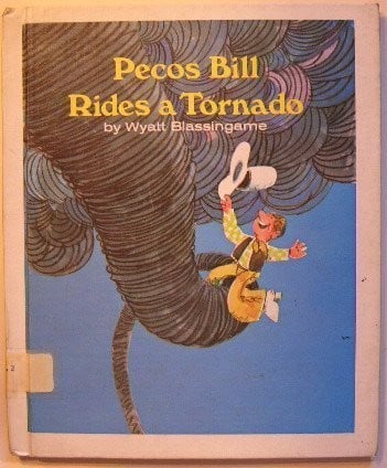 Pecos Bill rides a tornado
