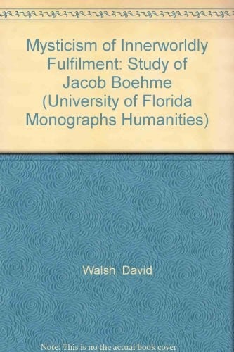 The mysticism of innerworldly fulfillment
