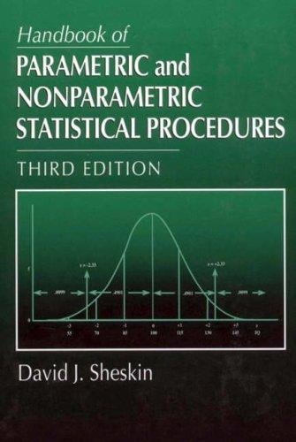 Handbook of parametric and nonparametric statistical procedures