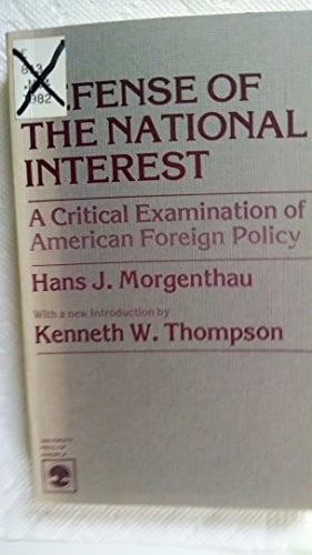 In defense of the national interest