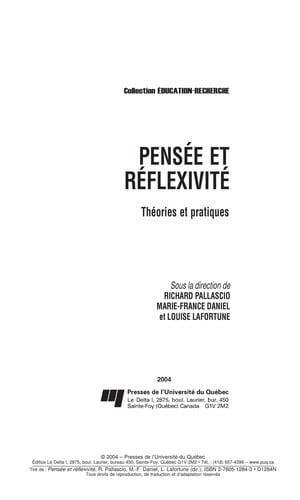 Pensée et réflexivité