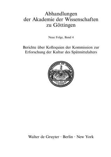 Wechselseitige Wahrnehmung der Religionen im Spätmittelalter und in der frühen Neuzeit
