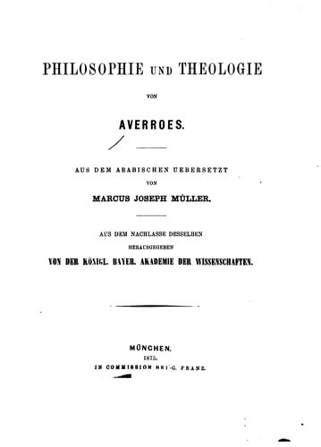 Philosophie und Theologie