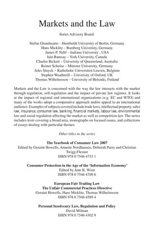 The intersection of rights and regulation