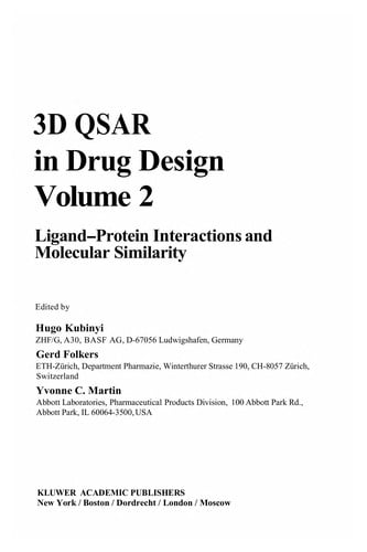3D QSAR in drug design