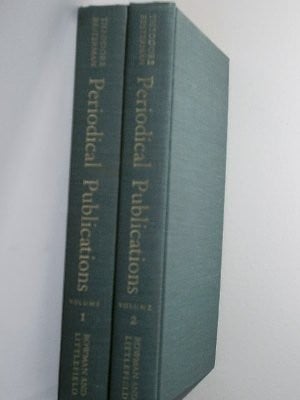 Periodical publications; a bibliography of bibliographies