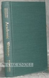 Academic writings; a bibliography of bibliographies