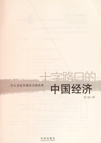 Shi zi lu kou de Zhongguo jing ji
