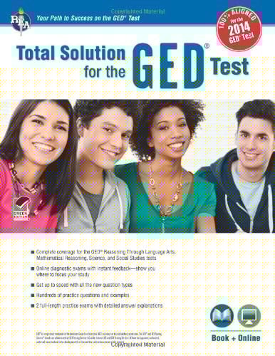 GEDTest, REA's Total Solution For the 2014 GED Test (GED Test Preparation)