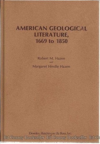 American geological literature, 1669 to 1850
