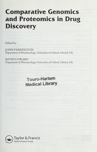 Comparative genomics and proteomics in drug discovery