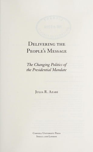 Delivering the people's message