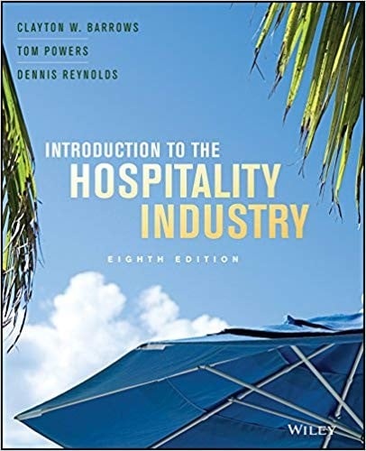 Introduction to the Hospitality Industry
