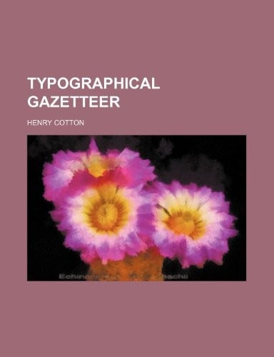 Typographical gazetteer
