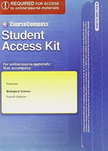 CourseCompass Student Access Code Card for Biological Science (4th Edition)