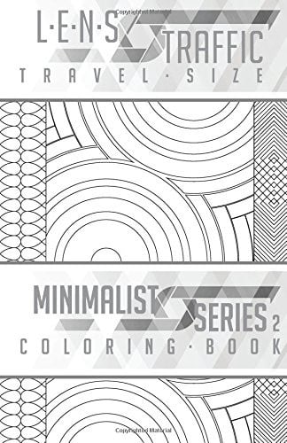 LENS Traffic: Minimalist Series 2 (Travel Size) - Adult Coloring Book (Volume 2)