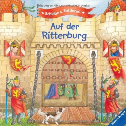 Schiebe & Entdecke: Auf der Ritterburg by Grimm, Sandra; Jelenkovich, Barbara