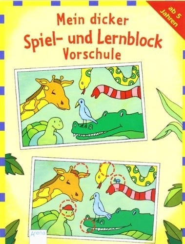 Mein dicker Spiel- und Lernblock Vorschule