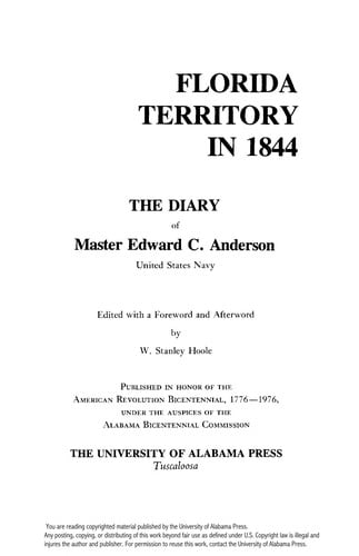 Florida territory in 1844